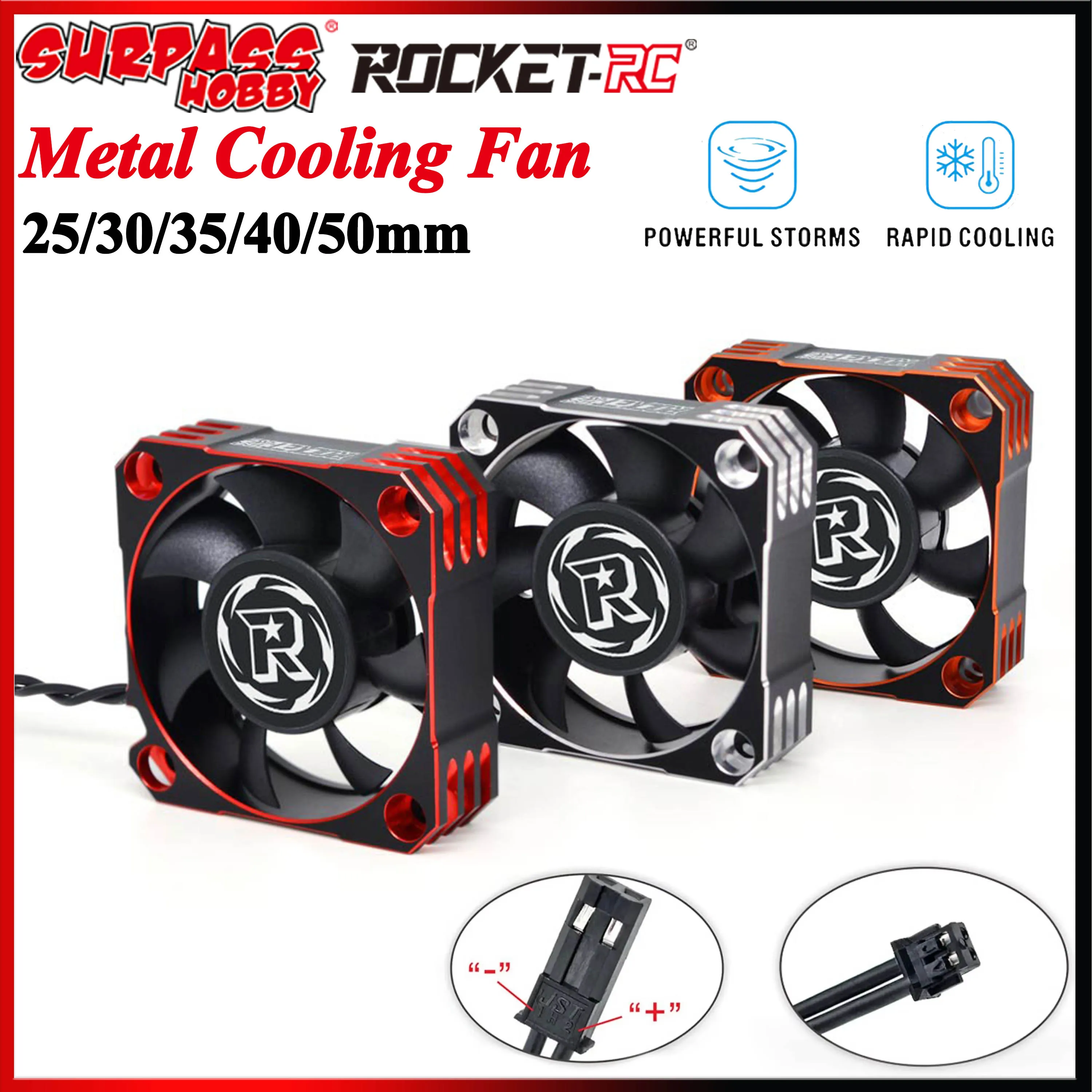 Brushless Motor 3650 - ROCKET 25/30/35/40/50mm V2 ventilateur de refroidissement