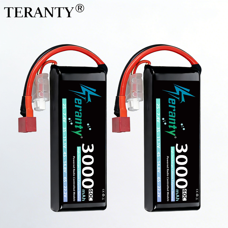 Rc Hobby Model - Batterie Lipo TERANTY 2S 3000mAh 7.4V