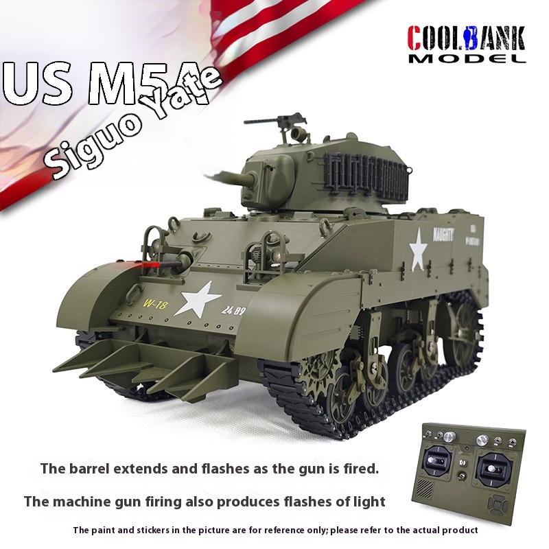 Rc Hobby Tank - 1:16 réservoir Rc Usa Stuart M5a1
