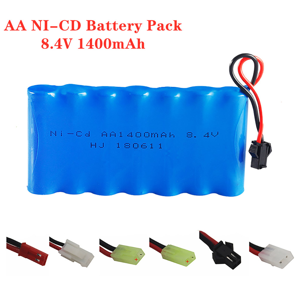 Rc Hobby Tank - Pack de Batteries rechargeables ni-cd, 8.4V,
