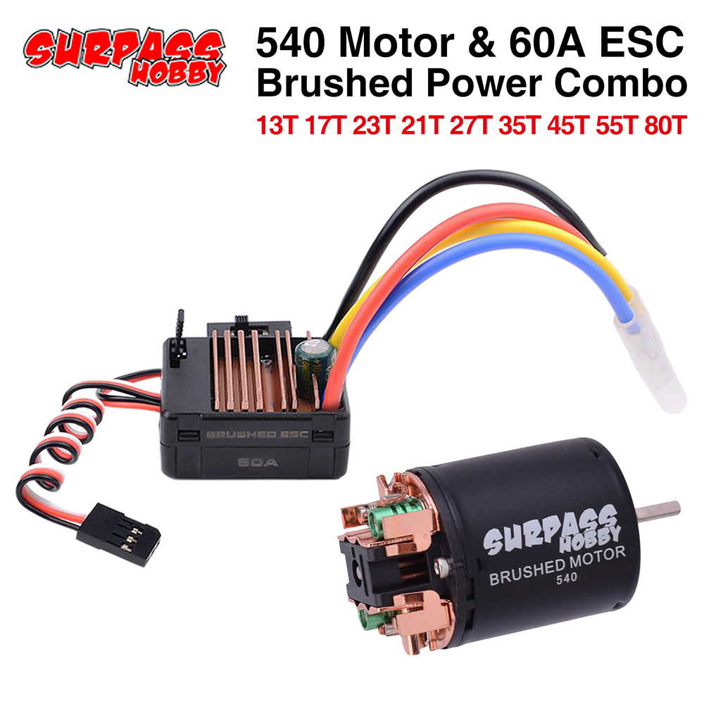 Hobby Quality Rc Cars - SURPASS – moteur brossé 540 pour