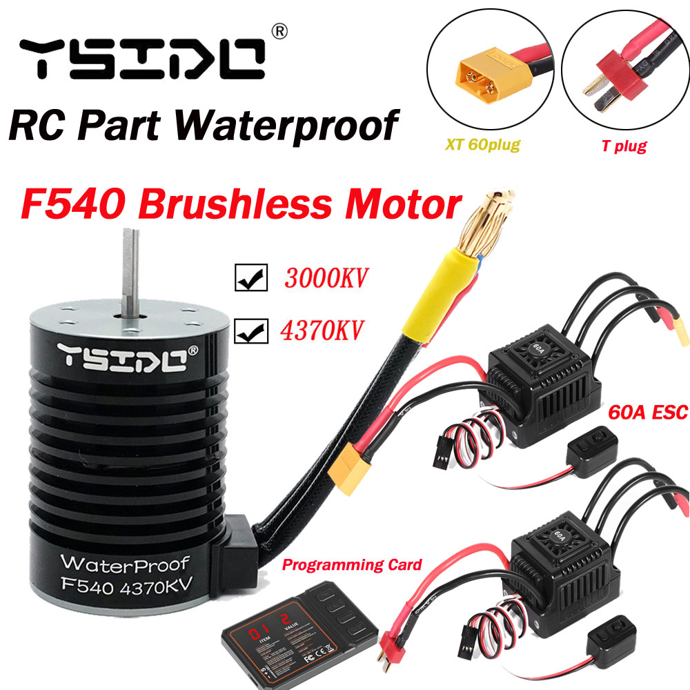 Esc Waterproof 60A - YSIDO RC partie étanche F540 3000KV