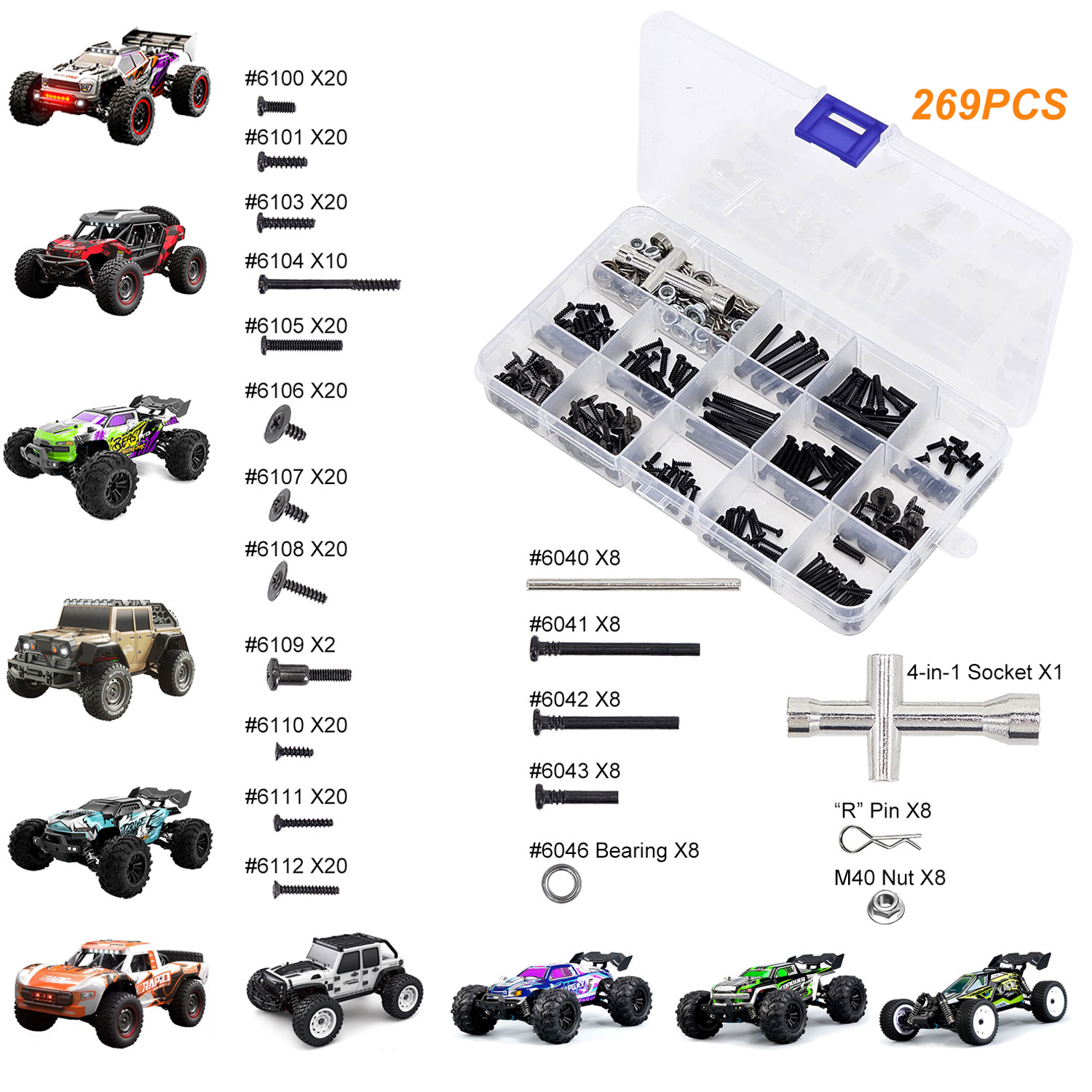 Rc Hobby Nut - SCY – Kit d'outils pour voiture