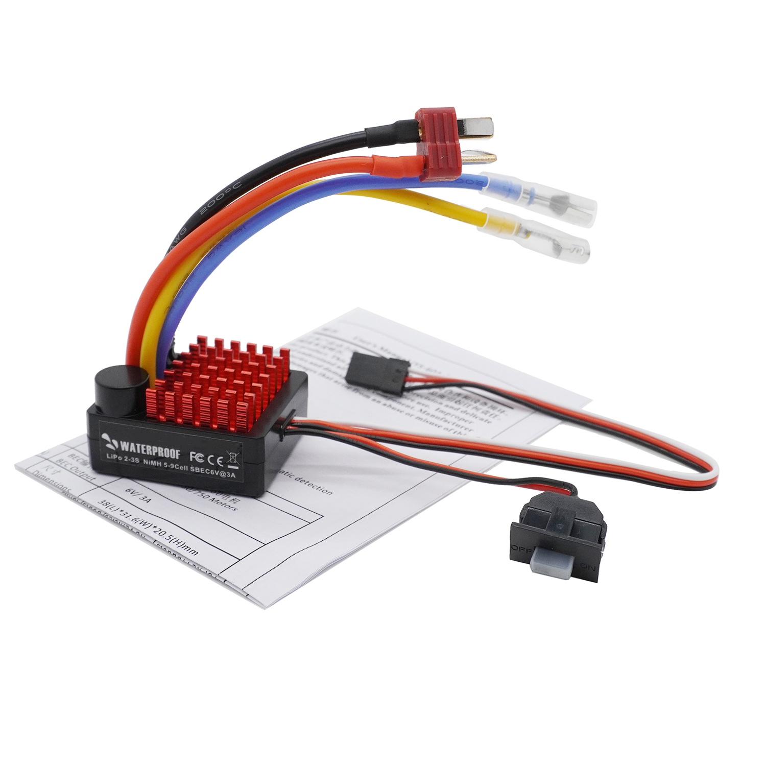 Esc Waterproof 60A - 9IMOD 1060 RTR 60A ESC contrôleur