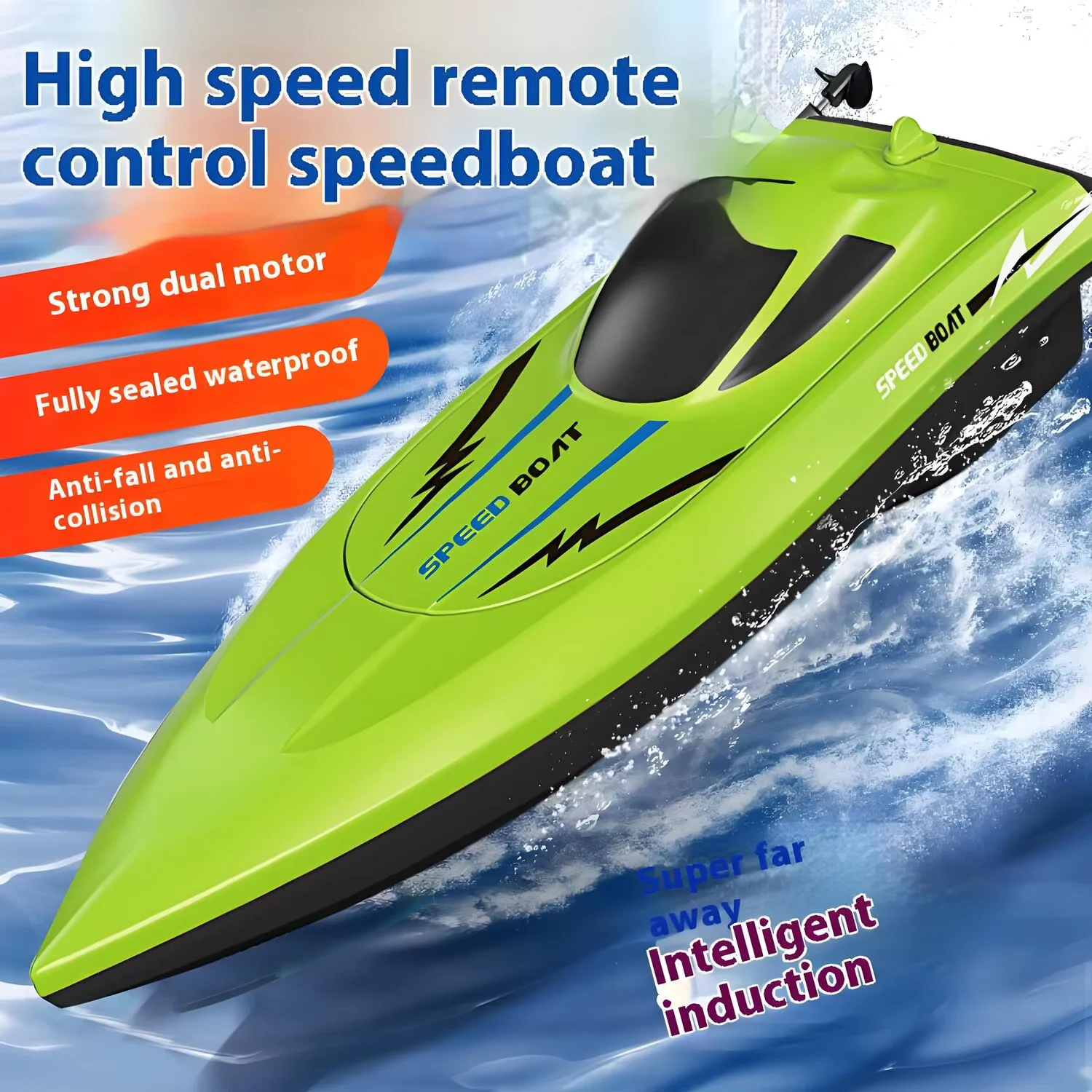 Rc Hobby Grade Boat - Bateau télécommandé étanche et ultra-rapide pour