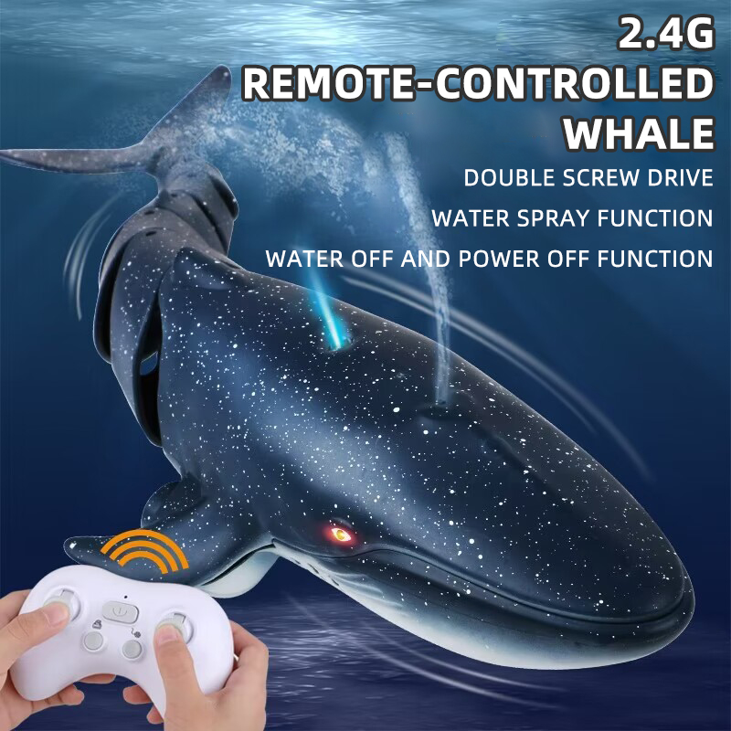 Rc Hobby Grade Boat - Jouets de requin baleine télécommandés pour