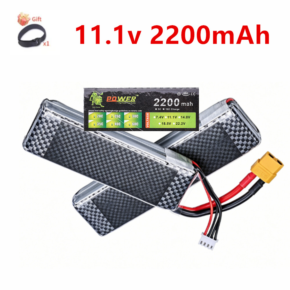 Hobby Rc Quadcopters - Batterie Lipo 3S 11.1V 2200mAh 35C