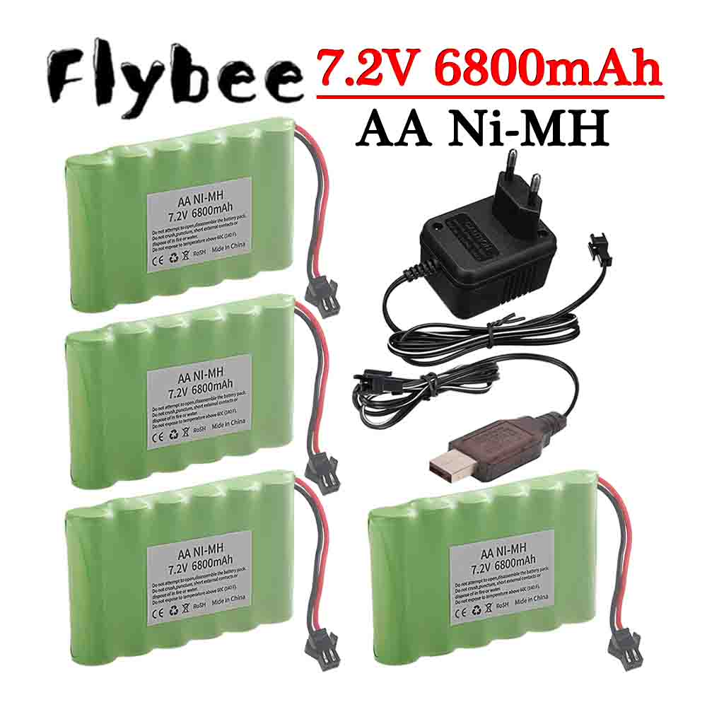 Rc Hobby Tank - Batterie Ni-MH 7.2V 6800mAh SM Plug