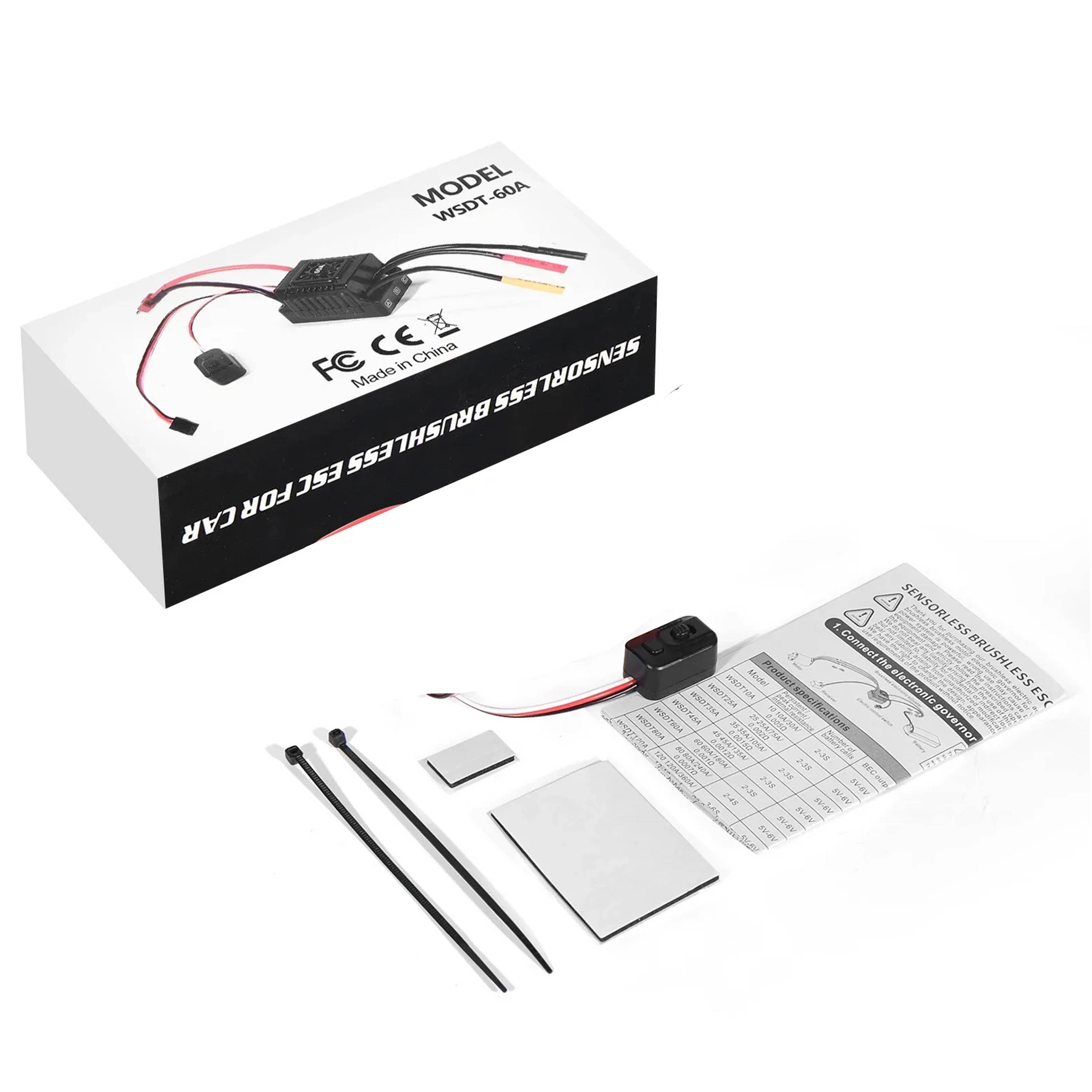 Esc Waterproof 60A - NEEBRC 45A 60A ESC sans balais