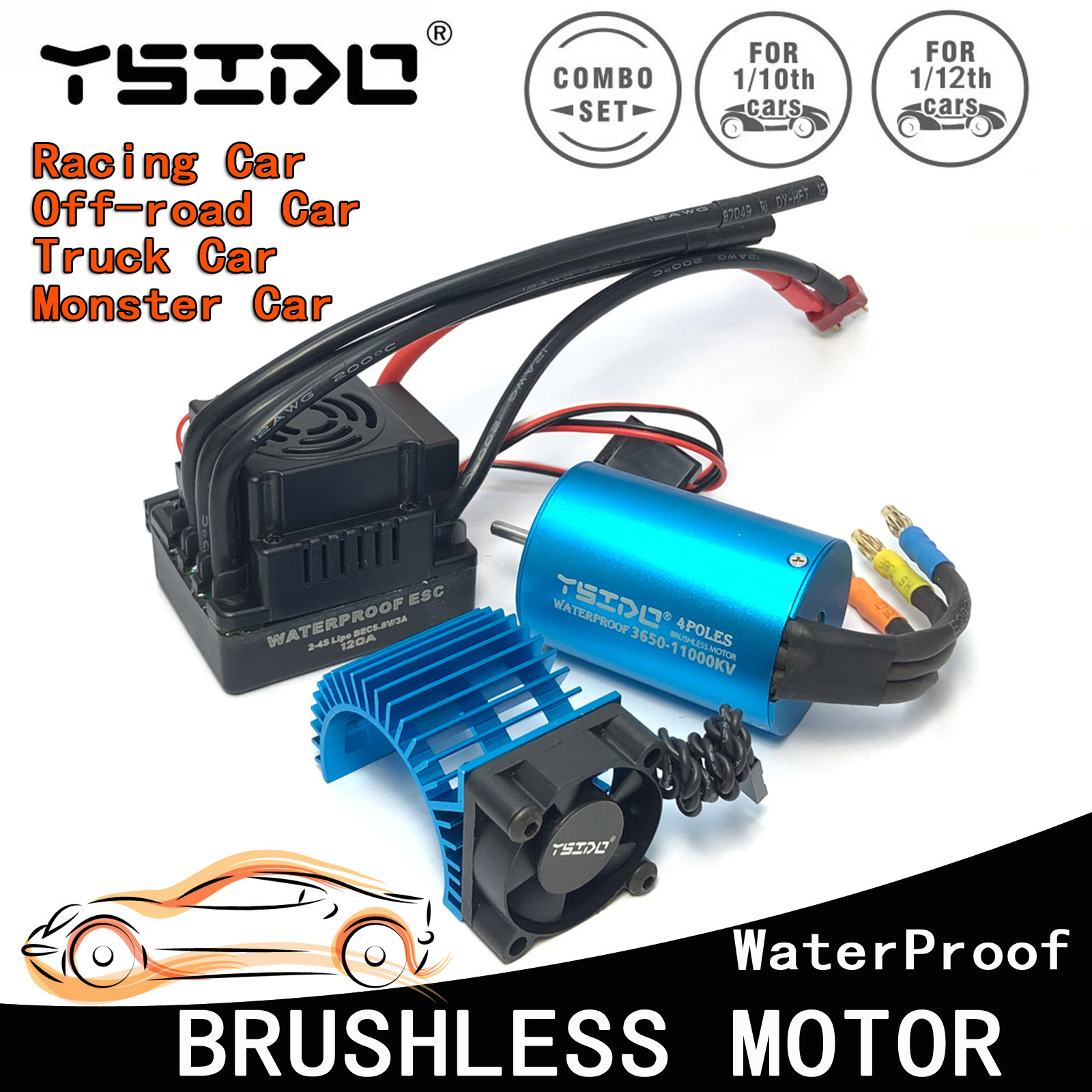 YSIDO 3650 3600KV 5400KV 9500K - Brushless Motor 3650 avis et prix