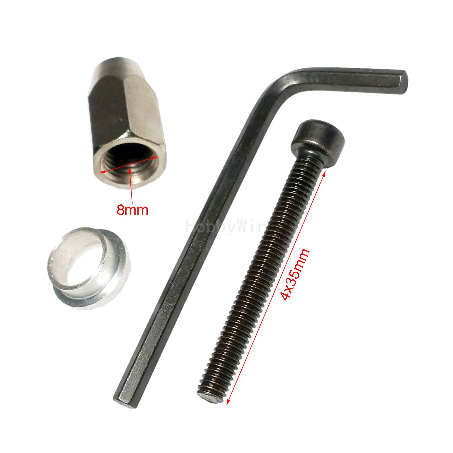Écrou hexagonal 8 mm et vis 4x - Rc Hobby Nut avis et prix