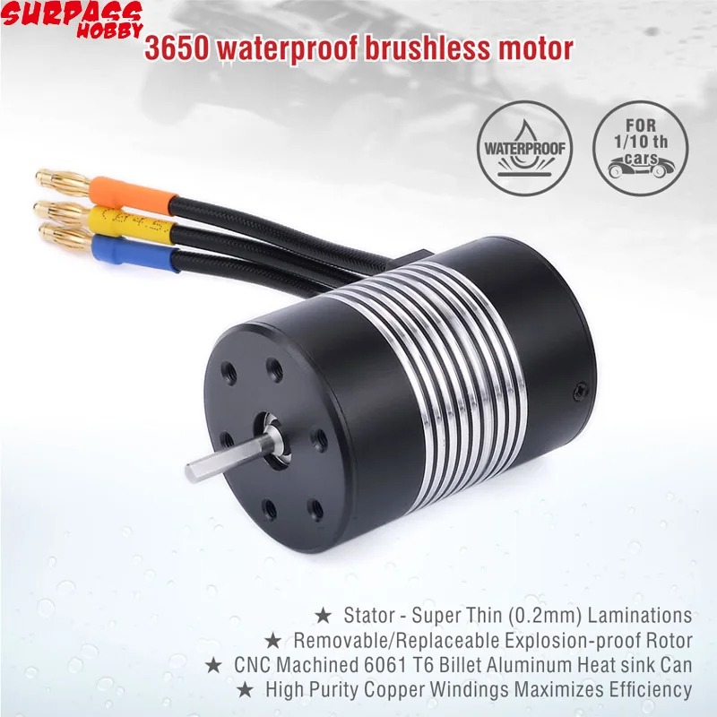 Moteur Brushless Étanche Rocke - Brushless Motor 3650 avis et prix
