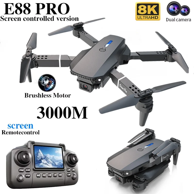 Drone professionnel E88 PRO av - Hobby Rc Quadcopters avis et prix