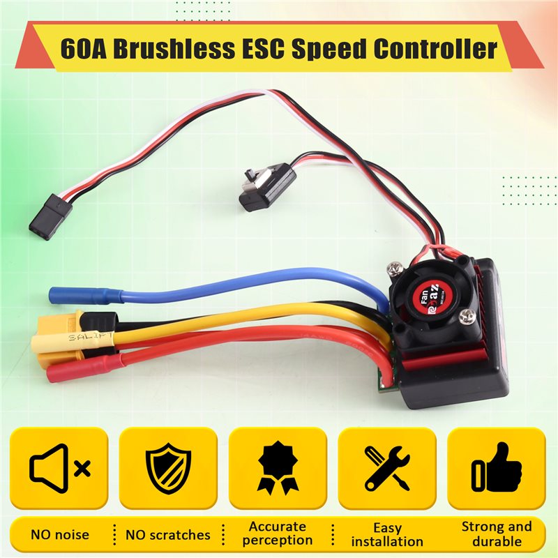 Contrôleur de vitesse ESC sans - Brushless Motor 3650 avis et prix