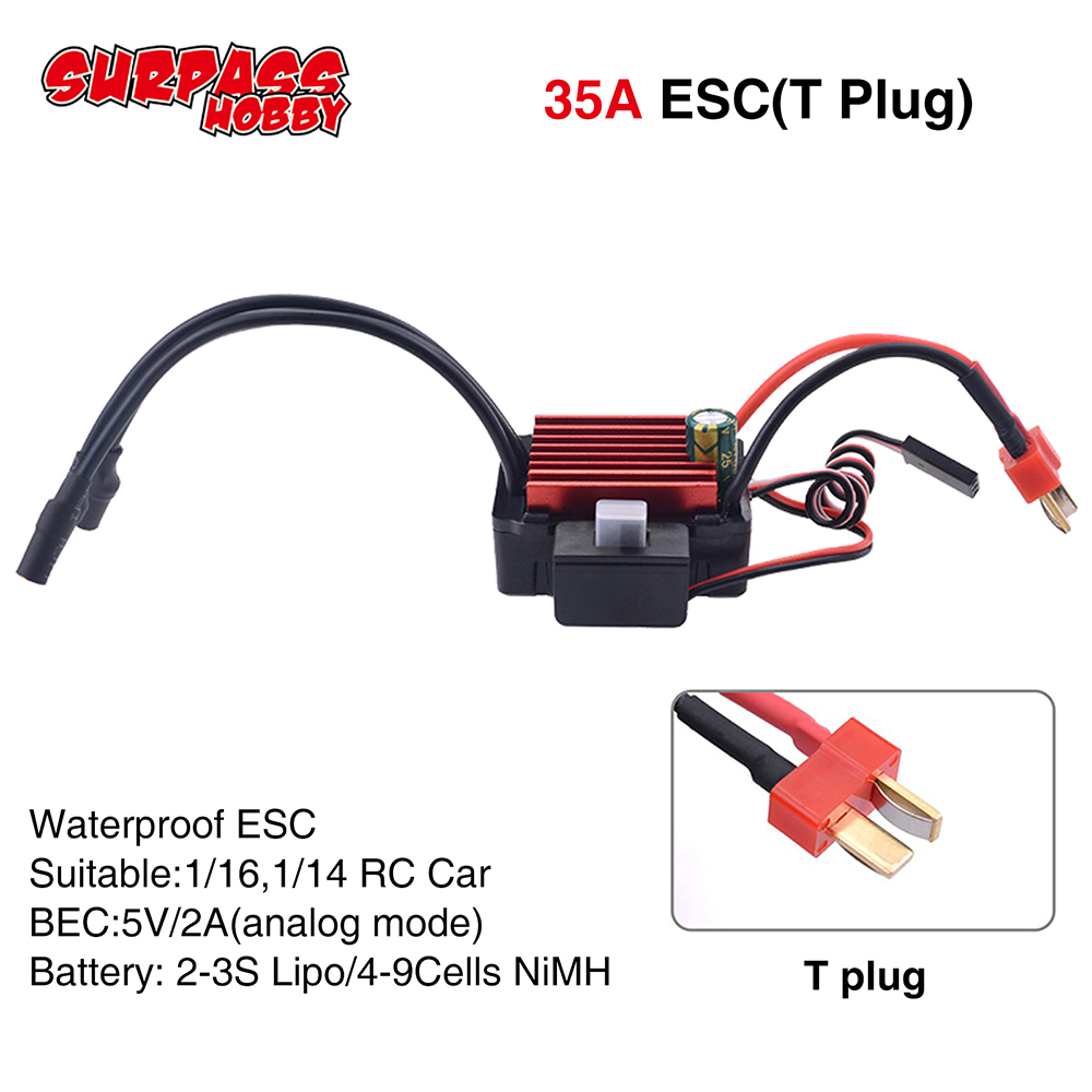 SURPASSHOBBY ESC 150A 80A 120A - Esc Waterproof 60A avis et prix