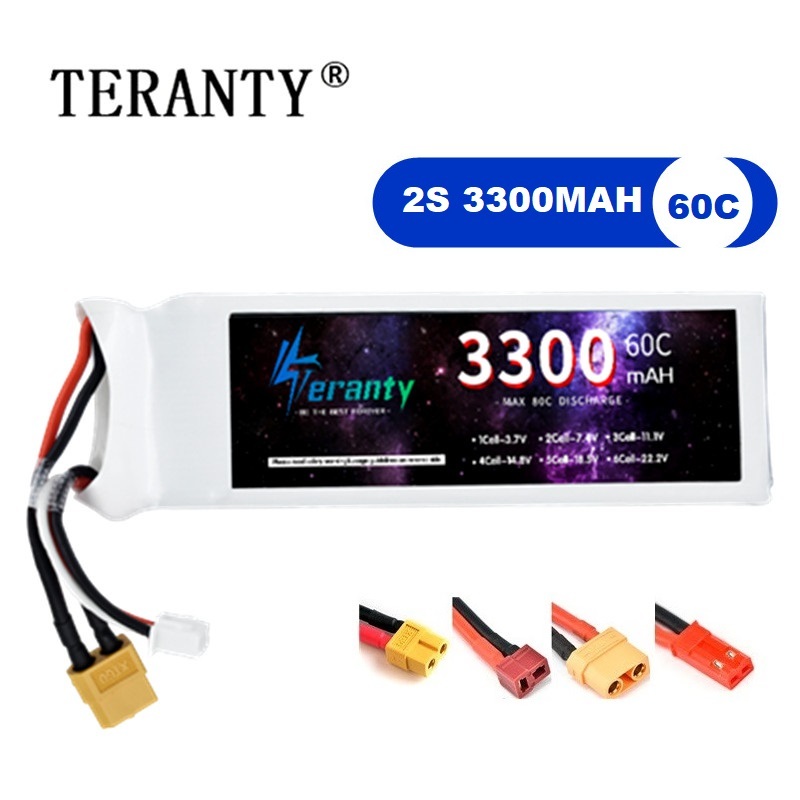Batterie LiPo 2s 7.4V 3300mAh  - Rc Hobby Model avis et prix