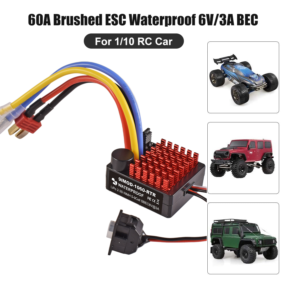 9IMOD 1060 RTR 60A ESC contrôl - Esc Waterproof 60A avis et prix