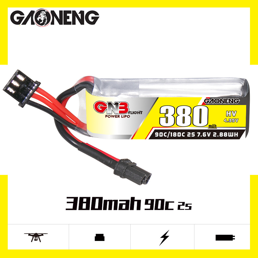 Batterie Lipo GNB 2S 7.6V 380m - Hobby Rc Quadcopters avis et prix