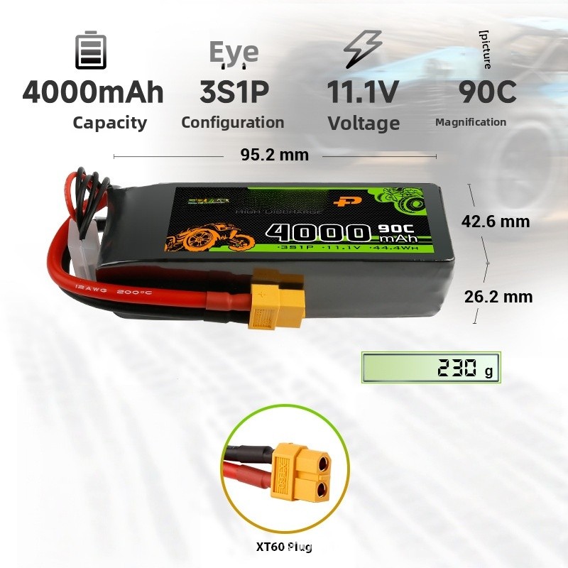 Batterie LiPo 90C 4000mAh 3S 1 - Hobby Quality Rc Cars avis et prix