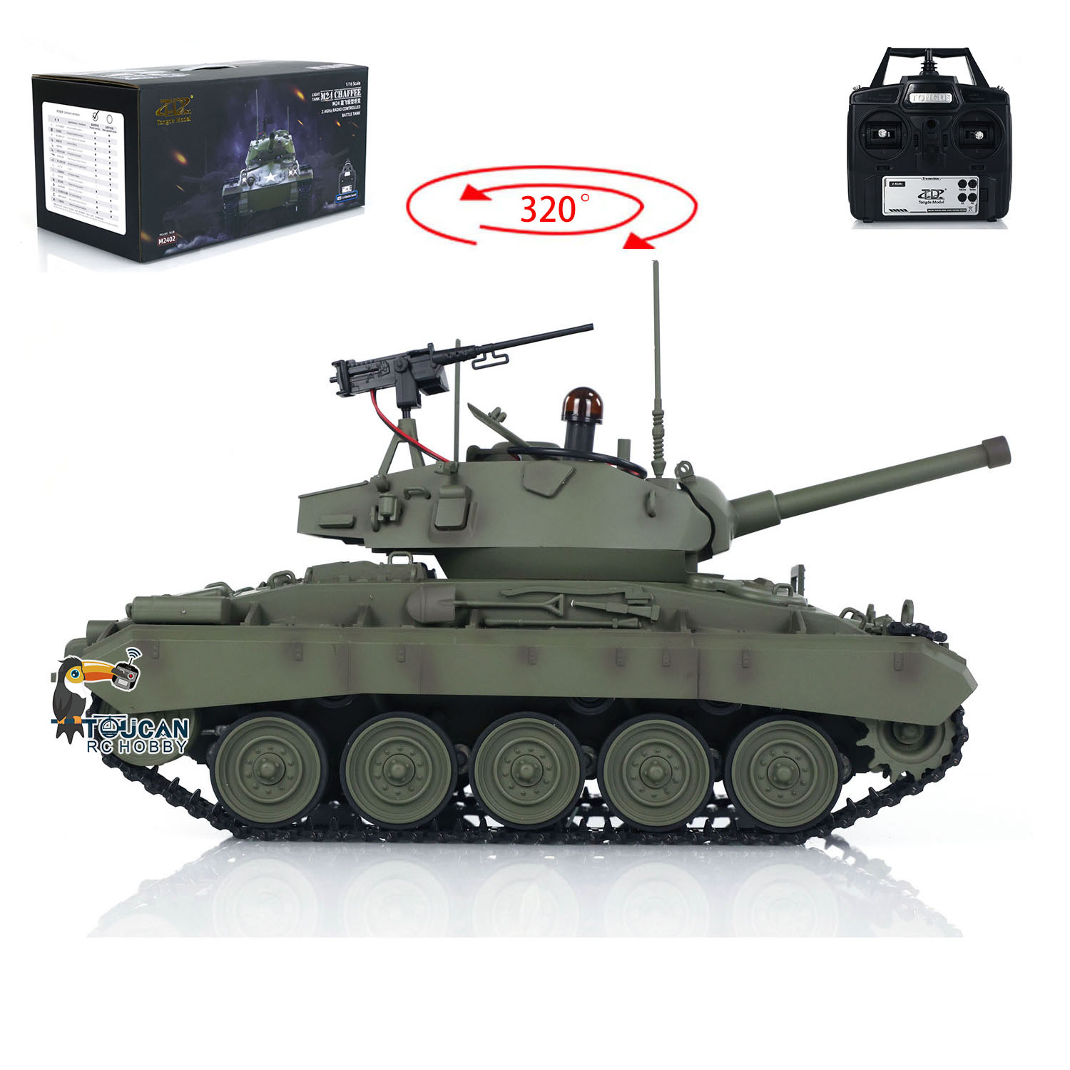 Jouets Tongde 1/16 M24 Chaffee - Rc Hobby Tank avis et prix