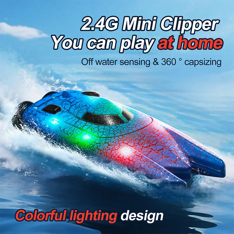 Mini bateau RC 2,4 GHz avec lu - Rc Hobby Grade Boat avis et prix
