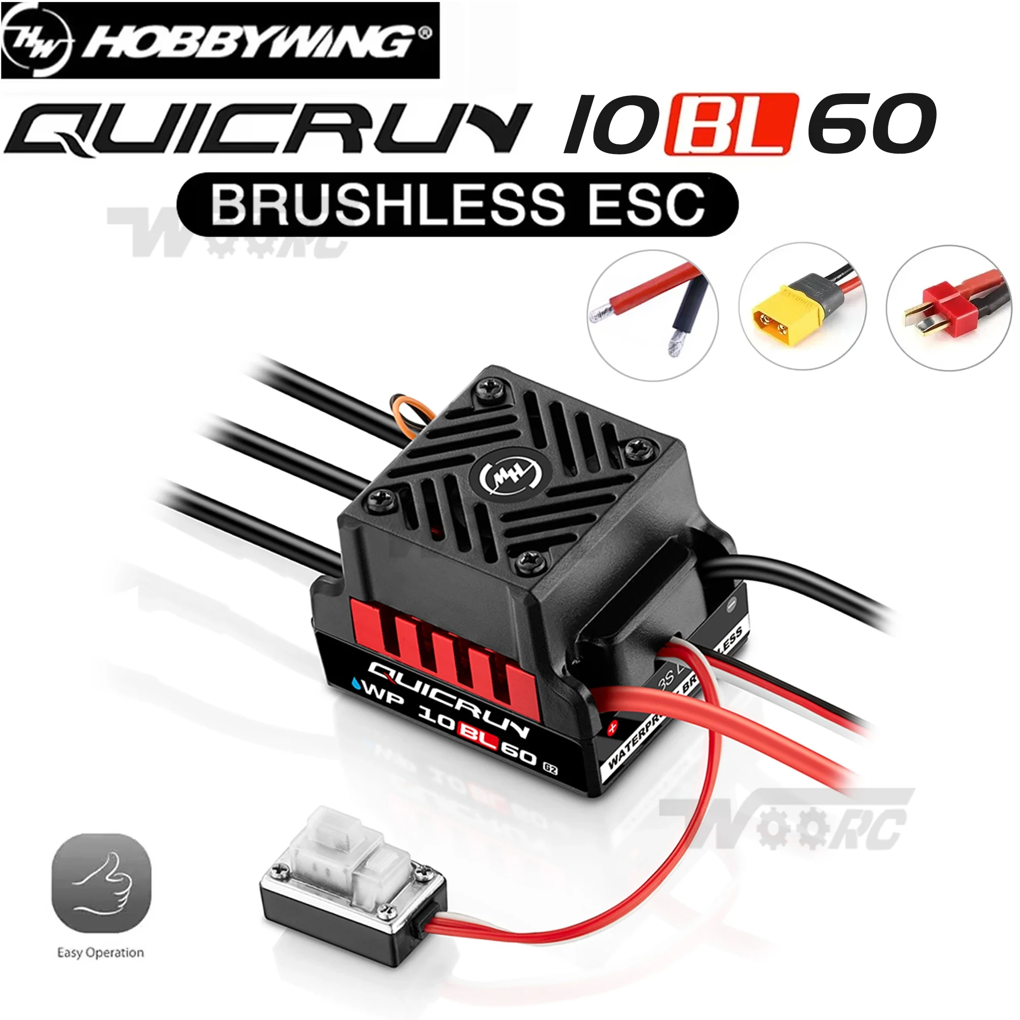 Hobbywing QuicRun WP 10BL60 60 - Esc Waterproof 60A avis et prix